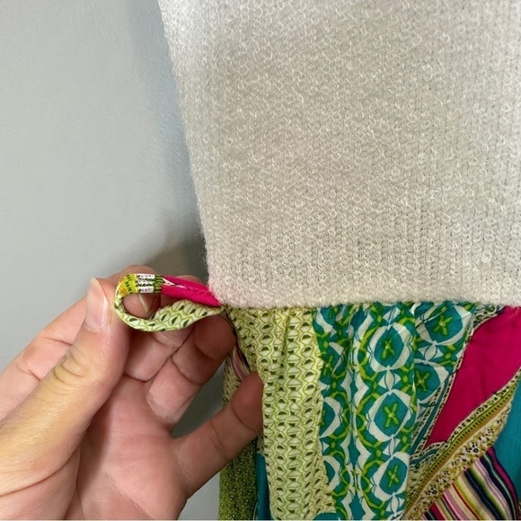 Haptics colorful patchwork wide leg jumpsuit - Picture 4 of 6